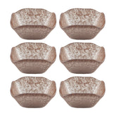 Glass Dinnerware 2.25" x 2.25" x h:1.5" 2 oz. Square Pink Purple Glass Ramekin (Set of 6)